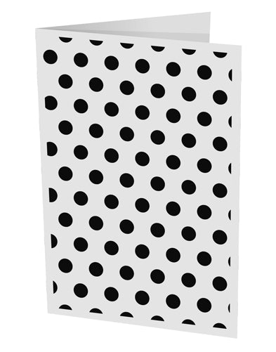 Black Polka Dots on White Collapsible Neoprene Bottle Insulator All Over Print by TooLoud-TooLoud-White-Davson Sales