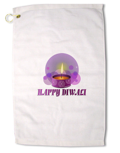 Happy Diwali Purple Candle Matte Poster Print Landscape - Choose Size by TooLoud-Poster Print-TooLoud-16x25"-Davson Sales