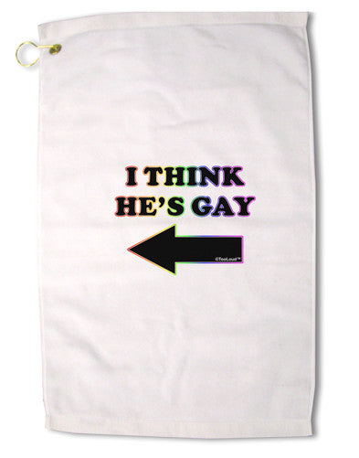 I Think He's Gay Left Matte Poster Print Landscape - Choose Size by TooLoud-Poster Print-TooLoud-16x25"-Davson Sales