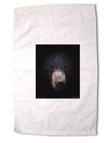 Scary Black Bear Premium Cotton Sport Towel 16 x 22 Inch-Sport Towel-TooLoud-16x25"-Davson Sales