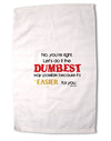 No Your Right Lets Do it the Dumbest Way Premium Cotton Sport Towel 16 x 22 Inch by TooLoud-Sport Towel-TooLoud-16x25"-Davson Sales