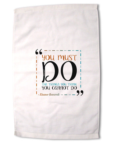 You Must Eleanor R Premium Cotton Sport Towel 16 x 22 Inch-Sport Towel-TooLoud-16x25"-Davson Sales