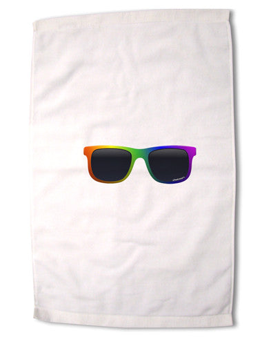 Pride Rainbow Glasses Premium Cotton Sport Towel 16 x 22 Inch by TooLoud-Sport Towel-TooLoud-16x25"-Davson Sales