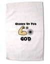 Geared Up For God Premium Cotton Sport Towel 16 x 22 Inch by TooLoud-Sport Towel-TooLoud-16x25"-Davson Sales