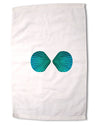 Mermaid Shell Bra Blue Premium Cotton Sport Towel 16 x 22 Inch by TooLoud-Sport Towel-TooLoud-16x25"-Davson Sales