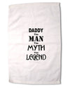 Daddy The Man The Myth The Legend Premium Cotton Sport Towel 16 x 22 Inch by TooLoud-Sport Towel-TooLoud-16x25"-Davson Sales