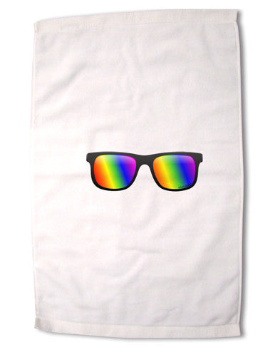 Pride Rainbow Lenses Premium Cotton Sport Towel 16 x 22 Inch by TooLoud-Sport Towel-TooLoud-16x25"-Davson Sales