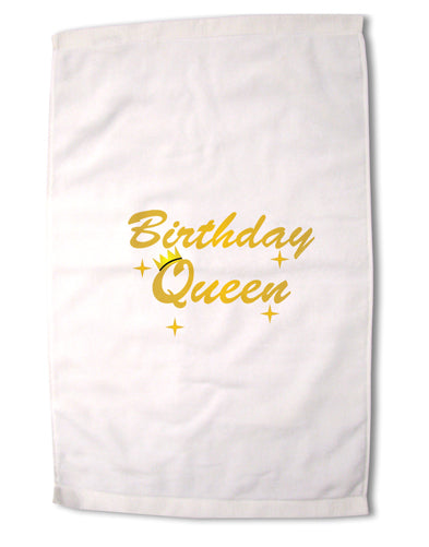 Birthday Queen Text Premium Cotton Sport Towel 16 x 22 Inch by TooLoud-Sport Towel-TooLoud-16x25"-Davson Sales