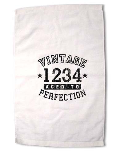 Personalized Vintage Birth Year Distressed Premium Cotton Sport Towel 16 x 22 Inch by TooLoud-Sport Towel-TooLoud-16x25"-Davson Sales