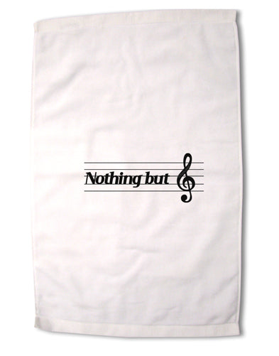 Nothing But Treble Music Pun Premium Cotton Sport Towel 16 x 22 Inch by TooLoud-Sport Towel-TooLoud-16x25"-Davson Sales