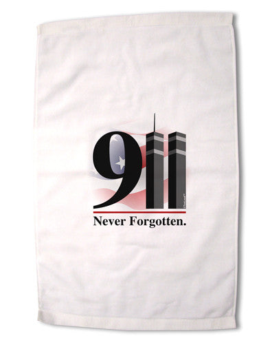 911 Never Forgotten Premium Cotton Sport Towel 16 x 22 Inch-Sport Towel-TooLoud-16x25"-Davson Sales