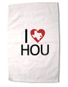 I Heart Houston Premium Cotton Sport Towel 16 x 22 Inch-Sport Towel-TooLoud-16x25"-Davson Sales