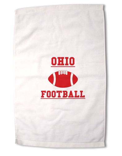 Ohio Football Premium Cotton Sport Towel 16 x 22 Inch by TooLoud-Sport Towel-TooLoud-16x25"-Davson Sales