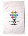 Balance Your Goals Premium Cotton Sport Towel 16 x 22 Inch-Sport Towel-TooLoud-16x25"-Davson Sales