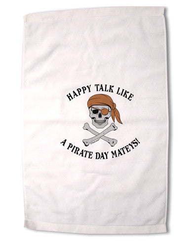 Pirate Day Mateys Premium Cotton Sport Towel 16 x 22 Inch-Sport Towel-TooLoud-16x25"-Davson Sales