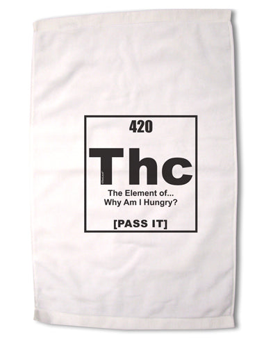 420 Element THC Funny Stoner Premium Cotton Sport Towel 16 x 22 Inch by TooLoud-Sport Towel-TooLoud-16x25"-Davson Sales