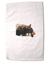 Laying Black Bear Cutout Premium Cotton Sport Towel 16 x 22 Inch-Sport Towel-TooLoud-16x25"-Davson Sales