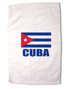 Cuba Flag Cuban Pride Premium Cotton Sport Towel 16 x 22 Inch by TooLoud-Sport Towel-TooLoud-16x25"-Davson Sales