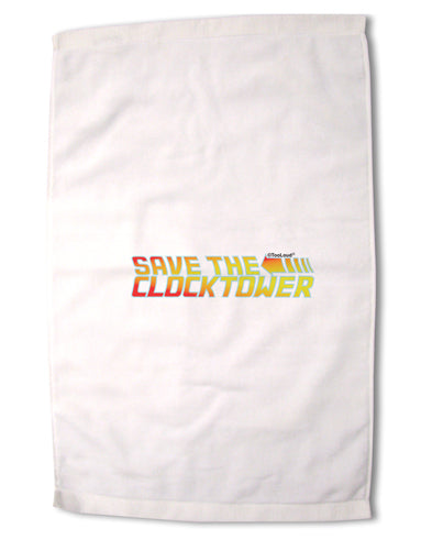 Save The Clock Tower Premium Cotton Sport Towel 16 x 22 Inch by TooLoud-Sport Towel-TooLoud-16x25"-Davson Sales
