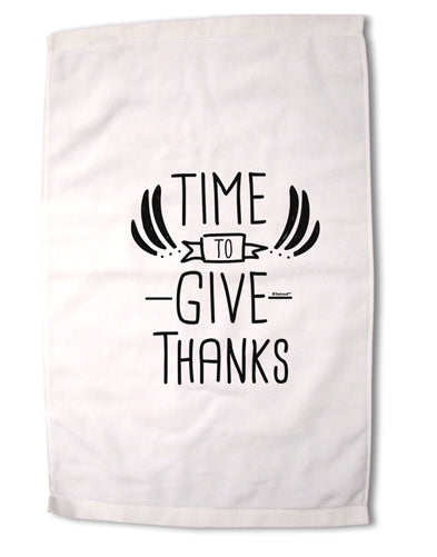 Time to Give Thanks Premium Cotton Sport Towel 16 x 22 Inch-Sport Towel-TooLoud-Davson Sales