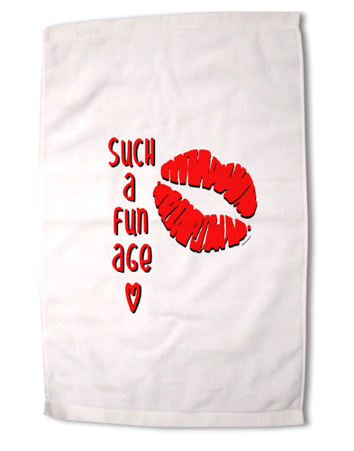Such a Fun Age Kiss Lips Premium Cotton Sport Towel 16 x 22 Inch-Sport Towel-TooLoud-Davson Sales