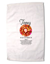 Birthstone Topaz Premium Cotton Sport Towel 16 x 22 Inch by TooLoud