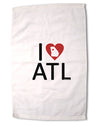 I Heart Atlanta Premium Cotton Sport Towel 16 x 22 Inch-Sport Towel-TooLoud-16x25"-Davson Sales