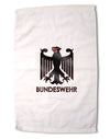 Bundeswehr Logo with Text Premium Cotton Sport Towel 16 x 22 Inch-Sport Towel-TooLoud-16x25"-Davson Sales