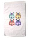 Geometric Wolf Head Pop Art Premium Cotton Sport Towel 16 x 22 Inch by TooLoud-Sport Towel-TooLoud-16x25"-Davson Sales