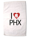 I Heart Phoenix Premium Cotton Sport Towel 16 x 22 Inch-Sport Towel-TooLoud-16x25"-Davson Sales