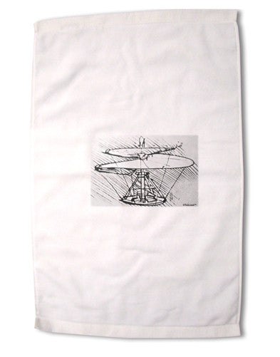 Helicopter Sketch Premium Cotton Sport Towel 16 x 22 Inch-Sport Towel-TooLoud-16x25"-Davson Sales