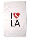 I Heart Los Angeles Premium Cotton Sport Towel 16 x 22 Inch-Sport Towel-TooLoud-16x25"-Davson Sales