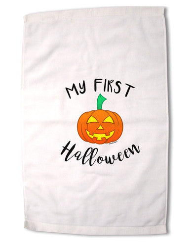 My First Halloween Premium Cotton Sport Towel 16 x 22 Inch by TooLoud-Sport Towel-TooLoud-Davson Sales