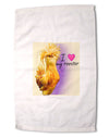 I Heart My Rooster Premium Cotton Sport Towel 16"x25"-Sport Towel-TooLoud-Davson Sales