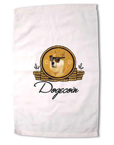 Doge Coins Premium Cotton Sport Towel 11 Inch x 22 Inch-Sport Towel-TooLoud-Davson Sales