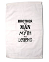 Brother The Man The Myth The Legend Premium Cotton Sport Towel 16 x 22 Inch by TooLoud-Sport Towel-TooLoud-16x25"-Davson Sales