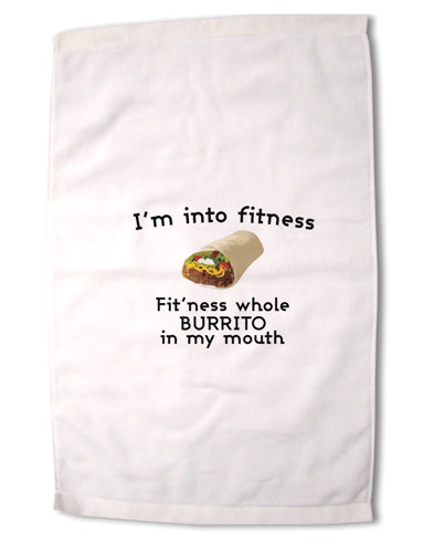 I'm Into Fitness Burrito Funny Premium Cotton Sport Towel 16 x 22 Inch by TooLoud-Sport Towel-TooLoud-16x25"-Davson Sales