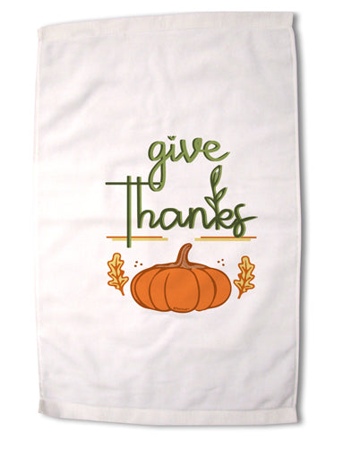 Give Thanks Premium Cotton Sport Towel 16 x 22 Inch-Sport Towel-TooLoud-Davson Sales
