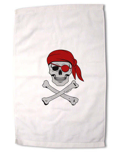 Pirate Skull Premium Cotton Sport Towel 16 x 22 Inch-Sport Towel-TooLoud-16x25"-Davson Sales