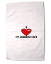 I Heart My Awesome Wife Premium Cotton Sport Towel 16 x 22 Inch by TooLoud-Sport Towel-TooLoud-16x25"-Davson Sales