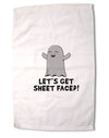 Let's Get Sheet Faced Premium Cotton Sport Towel 16 x 22 Inch by TooLoud-Sport Towel-TooLoud-16x25"-Davson Sales