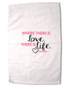 Where There Is Love Gandhi Premium Cotton Sport Towel 16 x 22 Inch-Sport Towel-TooLoud-16x25"-Davson Sales