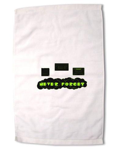 Never Forget Retro 80's Funny Premium Cotton Sport Towel 16 x 22 Inch by TooLoud-Sport Towel-TooLoud-16x25"-Davson Sales