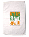 Lets Get Ready To Stumble Premium Cotton Sport Towel 16 x 22 Inch by TooLoud-Sport Towel-TooLoud-16x25"-Davson Sales