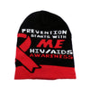 HIV/AIDS Awareness Beanie Skullcap Hat, Walk or Run Cap-knit beanie-Davson Sales-Davson Sales