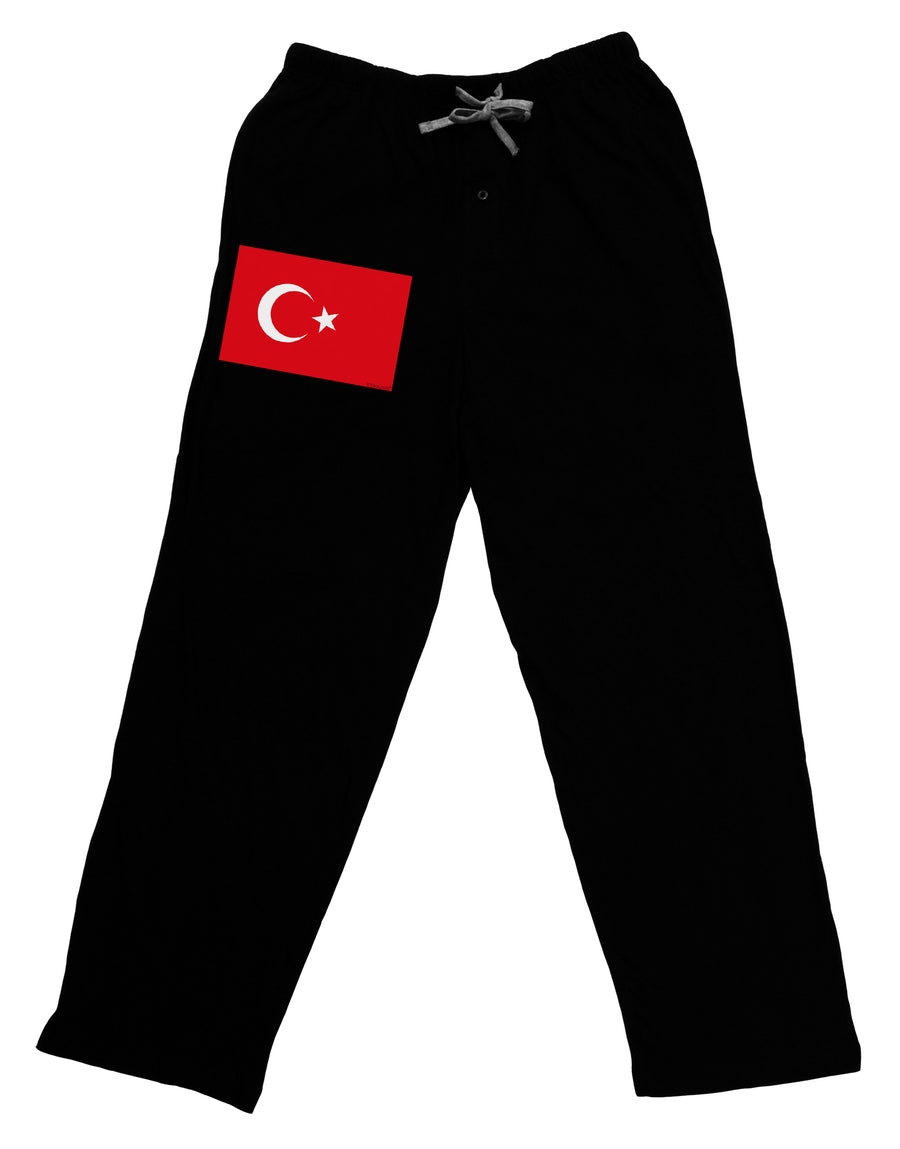 Turkey Flag Adult Lounge Pants by TooLoud-Lounge Pants-TooLoud-Black-Small-Davson Sales