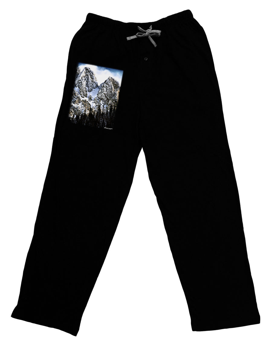 Mountain Landscape 2 Adult Lounge Pants-Lounge Pants-TooLoud-Black-Small-Davson Sales