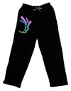 Tropical Feathers Adult Lounge Pants-Lounge Pants-TooLoud-Black-Small-Davson Sales