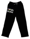 I Heart My Brother - Autism Awareness Adult Lounge Shorts by TooLoud-Lounge Shorts-TooLoud-Black-Small-Davson Sales