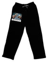 Two Bighorn Rams Text Adult Lounge Pants-Lounge Pants-TooLoud-Black-Small-Davson Sales